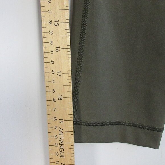 Lululemon Wunder Under Crop Women' Leggings 2 Green High Rise Luxtreme Yoga 130 - Picture 10 of 11